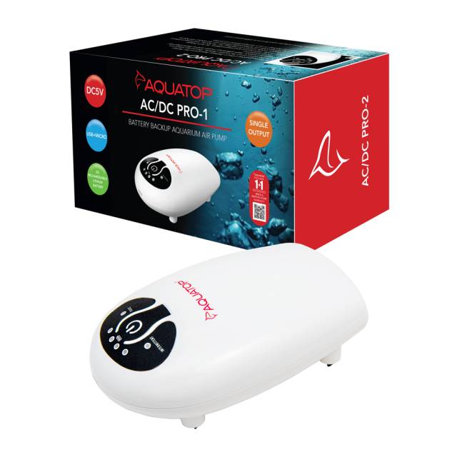 Aquatop AC/DC Air Pump, Single Outlet