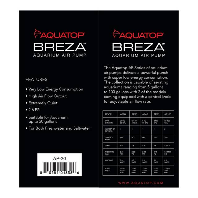 Aquatop Breza AP-20 Air pump